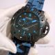 Copy Luminor Submersible Panerai PAM00960 Watches Carbon Case Blue Camouflage Band (6)_th.jpg